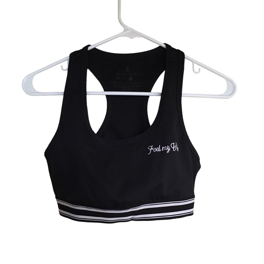 Spiritual Gangster Sports Bra Feel My Vibe